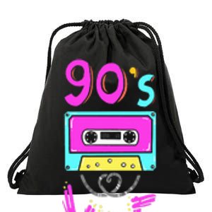 90S Vibe Drawstring Bag