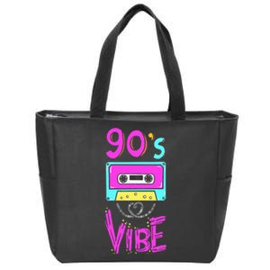 90S Vibe Zip Tote Bag