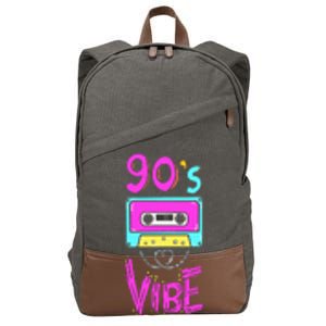 90S Vibe Cotton Canvas Backpack