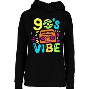 90s Vibe Womens Funnel Neck Pullover Hood