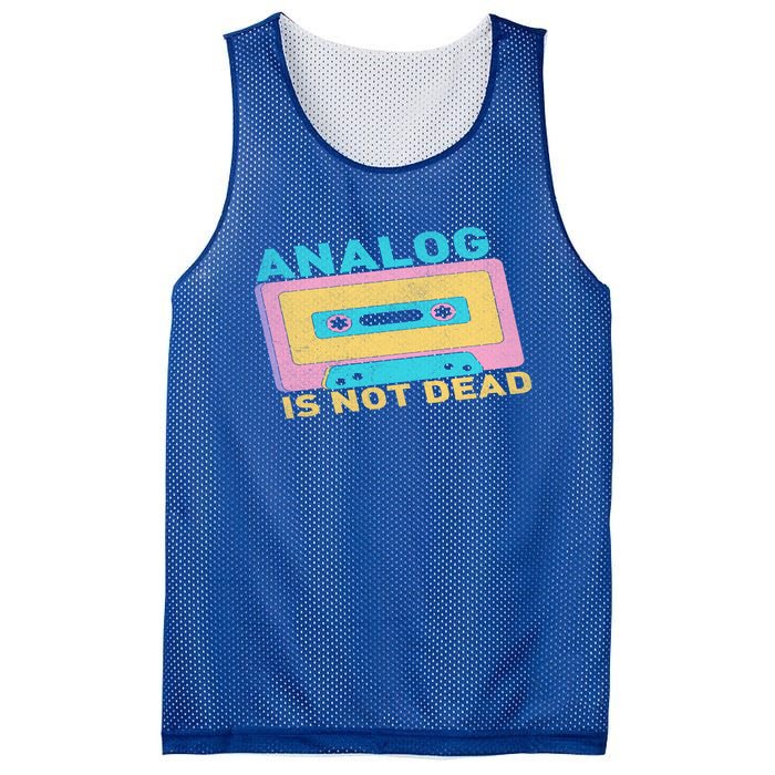 90S Vibes Analogs Not Dead 90S Hip Hop Cassette Tape Meaningful Gift Mesh Reversible Basketball Jersey Tank