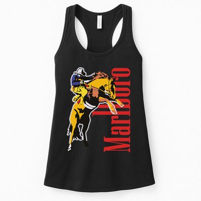 90s Vintage Cowboy Wild West Country Music Womens Tank Top