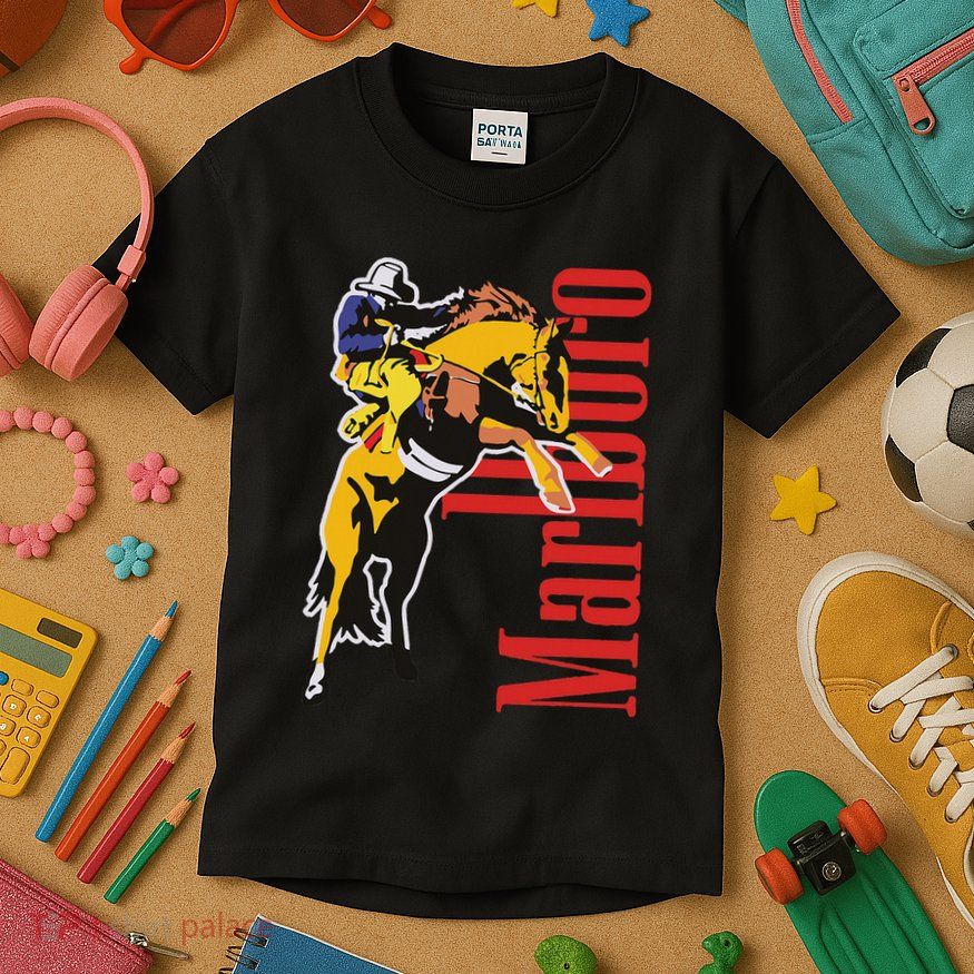 90s Vintage Cowboy Wild West Country Music Kids T-Shirt