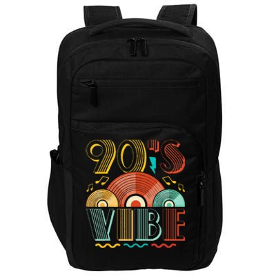 90s Vibe CD 90s Music 1990s Generation Retro Nineties Impact Tech Backpack