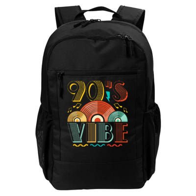 90s Vibe CD 90s Music 1990s Generation Retro Nineties Daily Commute Backpack