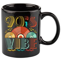 90s Vibe CD 90s Music 1990s Generation Retro Nineties 11oz C Handle Ceramic Mug