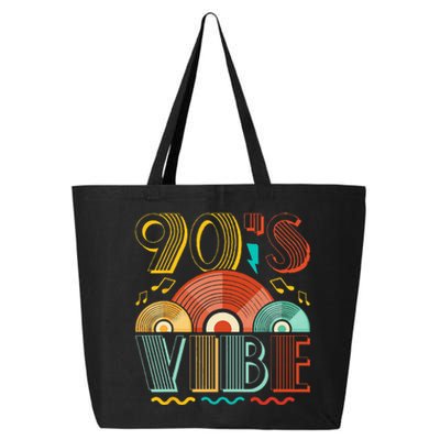 90s Vibe CD 90s Music 1990s Generation Retro Nineties 25L Jumbo Tote