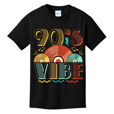 90s Vibe CD 90s Music 1990s Generation Retro Nineties Kids T-Shirt