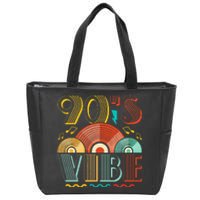 90s Vibe CD 90s Music 1990s Generation Retro Nineties Zip Tote Bag