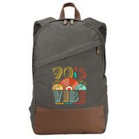 90s Vibe CD 90s Music 1990s Generation Retro Nineties Cotton Canvas Backpack