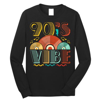 90s Vibe CD 90s Music 1990s Generation Retro Nineties Long Sleeve Shirt