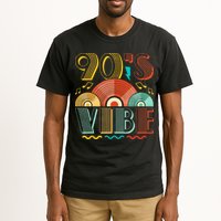 90s Vibe CD 90s Music 1990s Generation Retro Nineties Tall T-Shirt