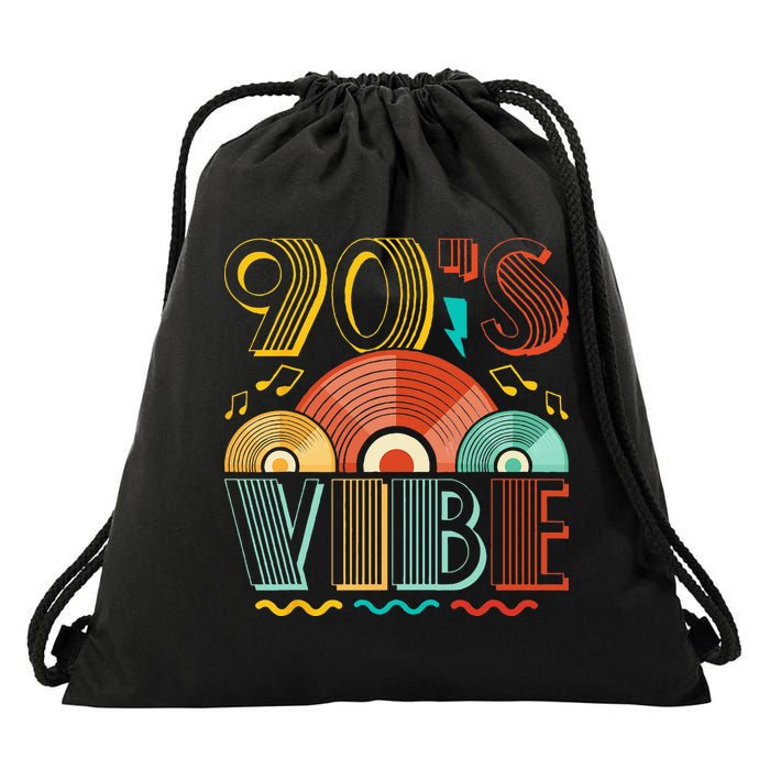 90s Vibe CD 90s Music 1990s Generation Retro Nineties Drawstring Bag