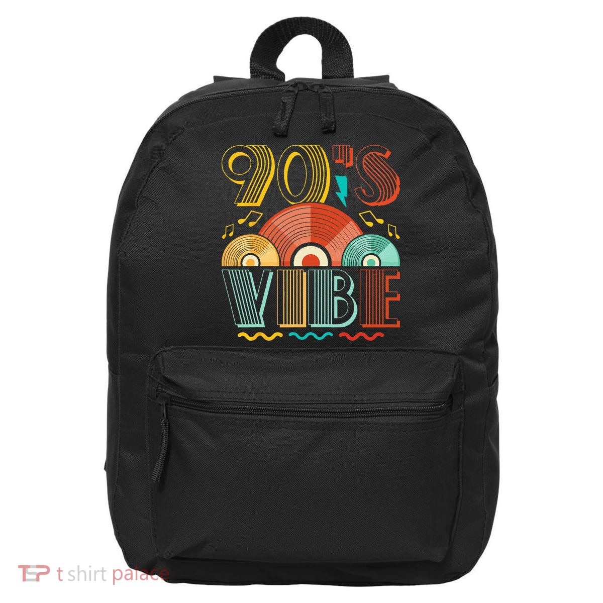 90s Vibe CD 90s Music 1990s Generation Retro Nineties 16 in Basic Backpack
