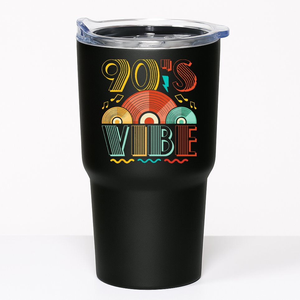 90s Vibe CD 90s Music 1990s Generation Retro Nineties Tumbler