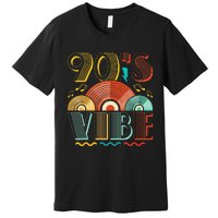 90s Vibe CD 90s Music 1990s Generation Retro Nineties Premium T-Shirt