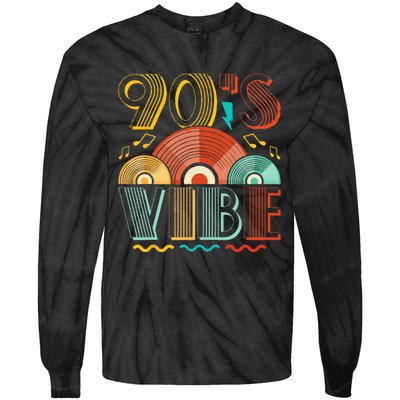 90s Vibe CD 90s Music 1990s Generation Retro Nineties Tie-Dye Long Sleeve Shirt