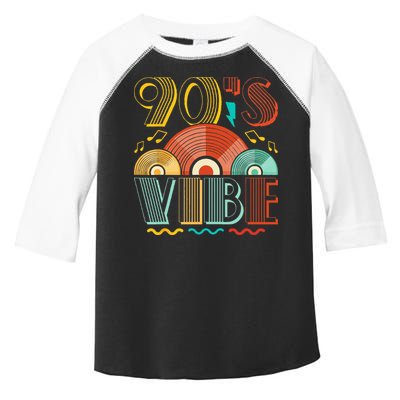 90s Vibe CD 90s Music 1990s Generation Retro Nineties Toddler Fine Jersey T-Shirt