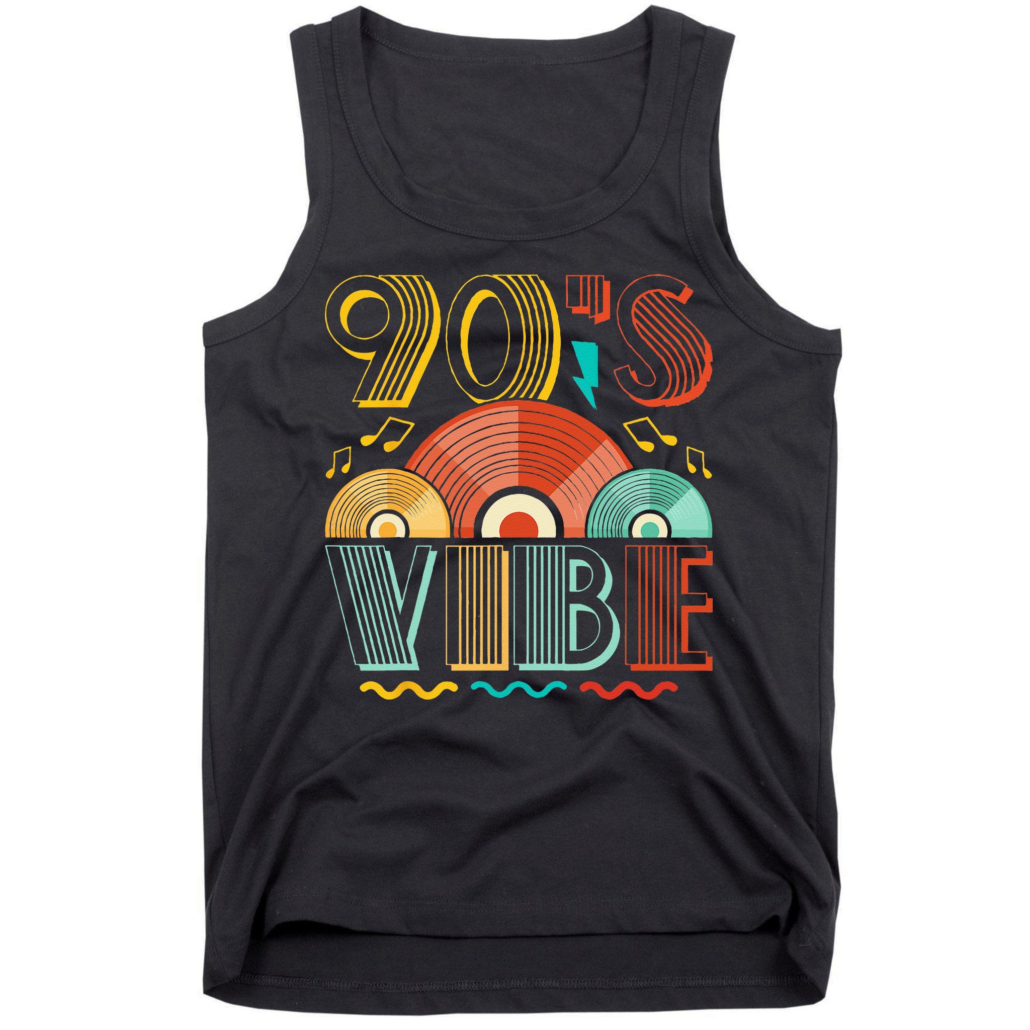 90s Vibe CD 90s Music 1990s Generation Retro Nineties Tank Top
