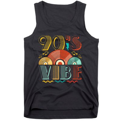 90s Vibe CD 90s Music 1990s Generation Retro Nineties Tank Top