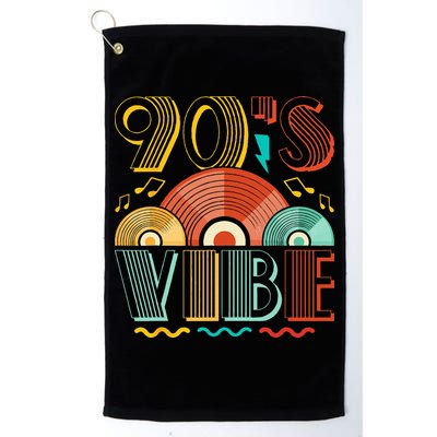 90s Vibe CD 90s Music 1990s Generation Retro Nineties Golf Towel