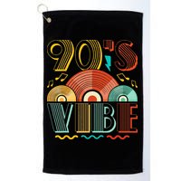90s Vibe CD 90s Music 1990s Generation Retro Nineties Golf Towel