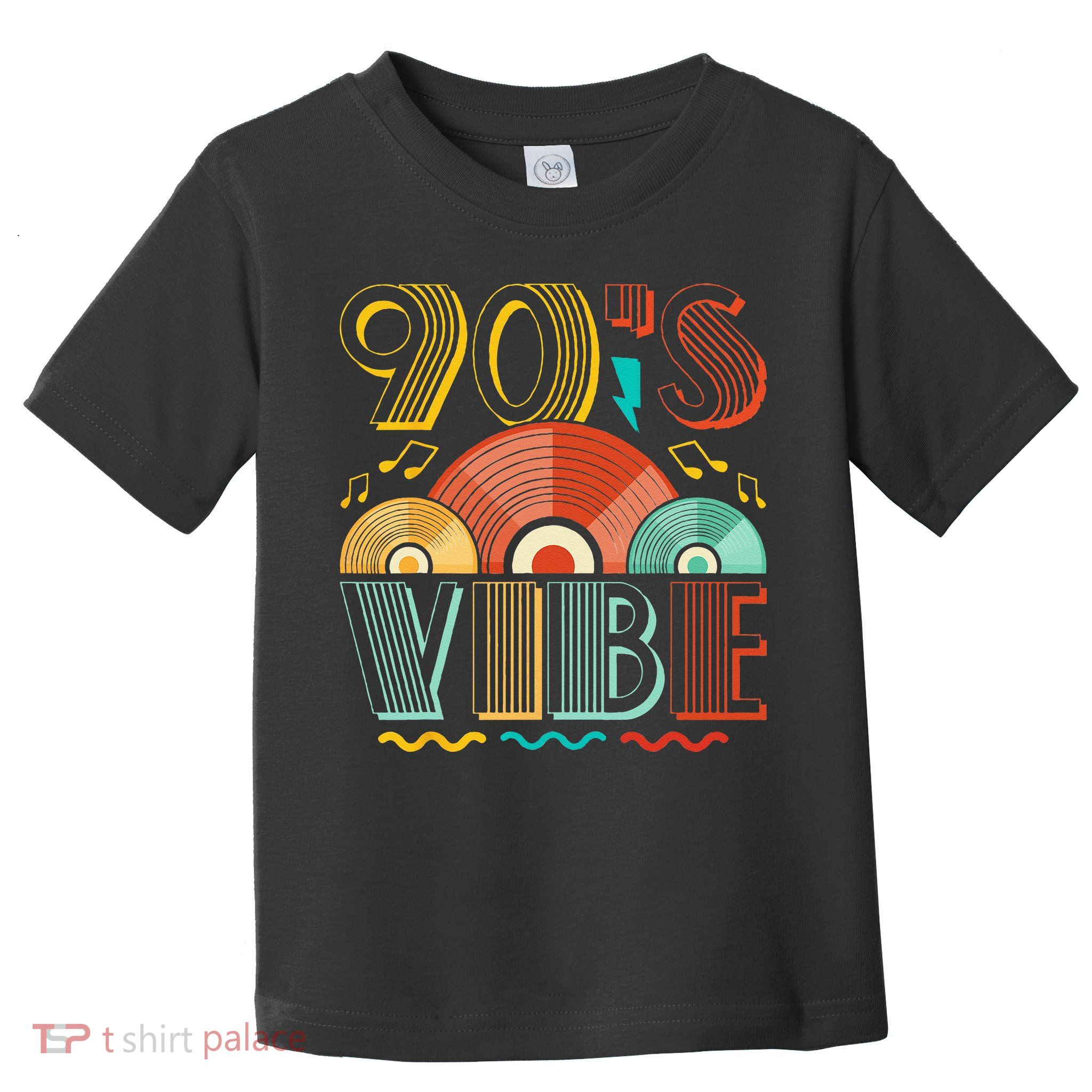 90s Vibe CD 90s Music 1990s Generation Retro Nineties Toddler T-Shirt