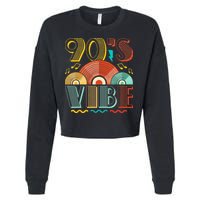 90s Vibe CD 90s Music 1990s Generation Retro Nineties Cropped Pullover Crew