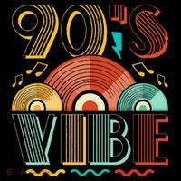 90s Vibe CD 90s Music 1990s Generation Retro Nineties Womens T-Shirt