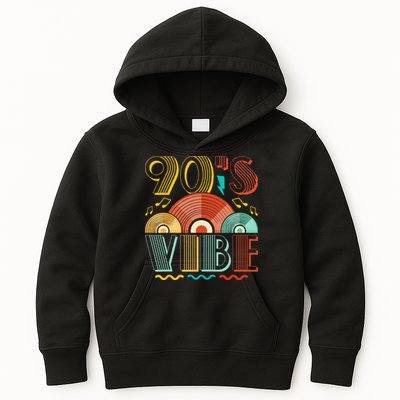 90s Vibe CD 90s Music 1990s Generation Retro Nineties Kids Hoodie