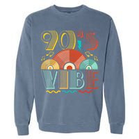 90s Vibe CD 90s Music 1990s Generation Retro Nineties Garment-Dyed Sweatshirt