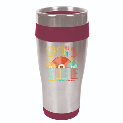 90s Vibe CD 90s Music 1990s Generation Retro Nineties 16oz Travel Tumbler