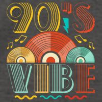 90s Vibe CD 90s Music 1990s Generation Retro Nineties Vector Backpack
