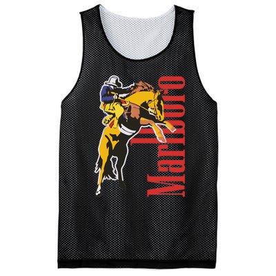 90s Vintage Cowboy Wild West Country Music Mesh Reversible Basketball Jersey Tank