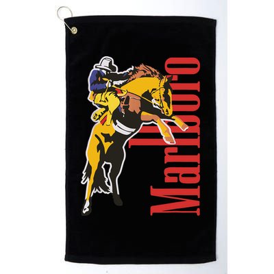90s Vintage Cowboy Wild West Country Music Golf Towel