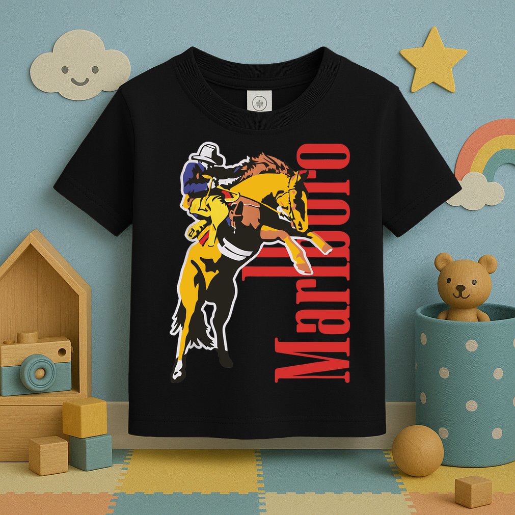 90s Vintage Cowboy Wild West Country Music Toddler T-Shirt