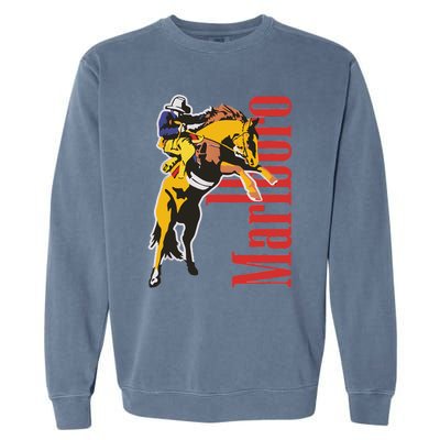 90s Vintage Cowboy Wild West Country Music Garment-Dyed Sweatshirt