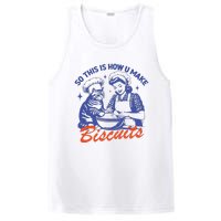 90s Vintage Funny So This Is How You Make Biscuits PosiCharge Competitor Tank