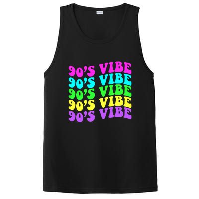 90s Vibe For 90s Music Lover 70 80 90 Style Cool Women PosiCharge Competitor Tank