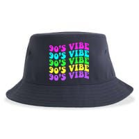 90s Vibe For 90s Music Lover 70 80 90 Style Cool Women Sustainable Bucket Hat