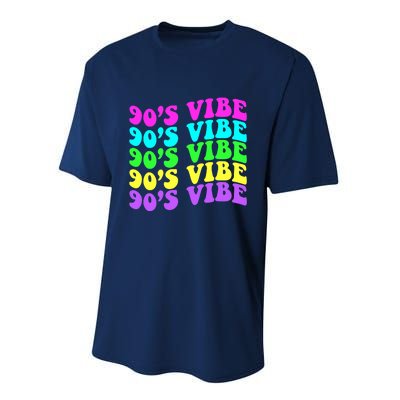 90s Vibe For 90s Music Lover 70 80 90 Style Cool Women Performance Sprint T-Shirt