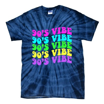 90s Vibe For 90s Music Lover 70 80 90 Style Cool Women Tie-Dye T-Shirt