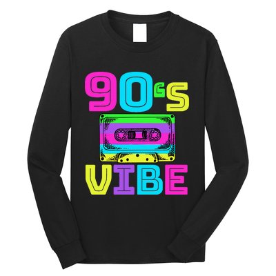 90s Vibe For 90s Music Lover Long Sleeve Shirt