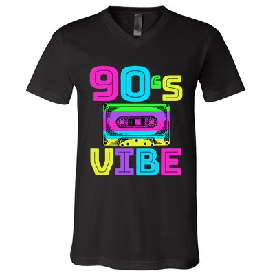 90s Vibe For 90s Music Lover V-Neck T-Shirt