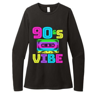 90s Vibe For 90s Music Lover Womens CVC Long Sleeve Shirt