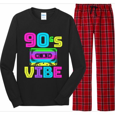 90s Vibe For 90s Music Lover Long Sleeve Pajama Set