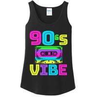 90s Vibe For 90s Music Lover Ladies Essential Tank