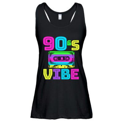 90s Vibe For 90s Music Lover Ladies Essential Flowy Tank