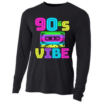 90s Vibe For 90s Music Lover Cooling Performance Long Sleeve Crew