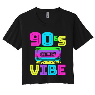 90s Vibe For 90s Music Lover Women's Crop Top Tee